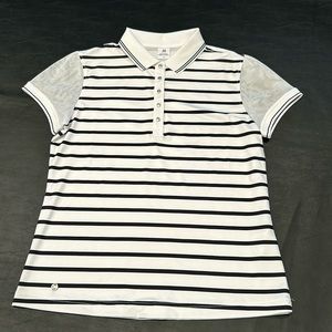 Striped golf top